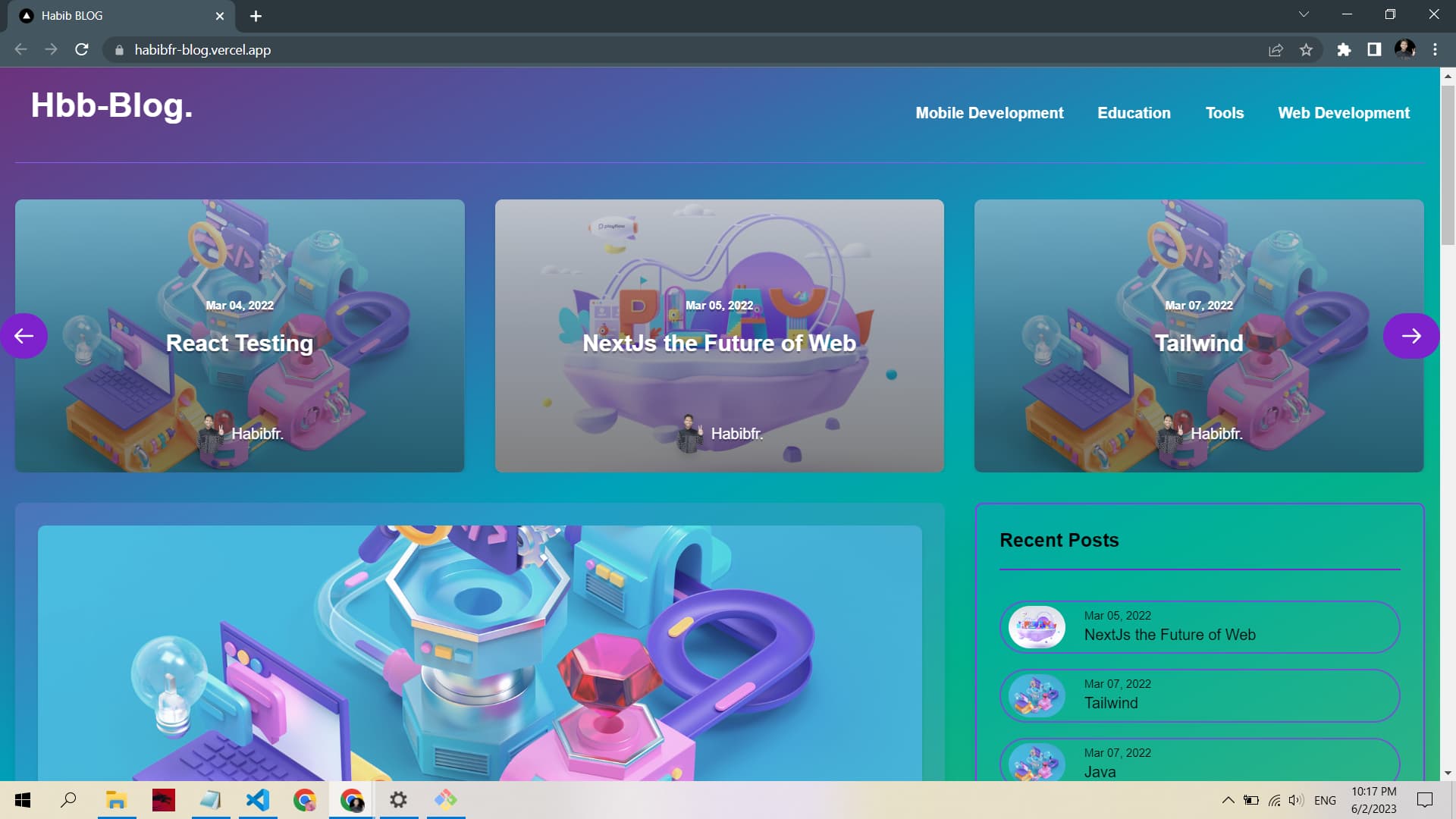 Next.js Personal Blog